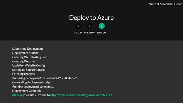 Deploy to Azure